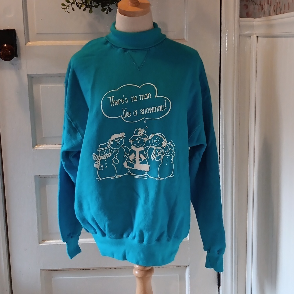 Vintage Russell Athletic Large snowman ⛄️ sweatshirt